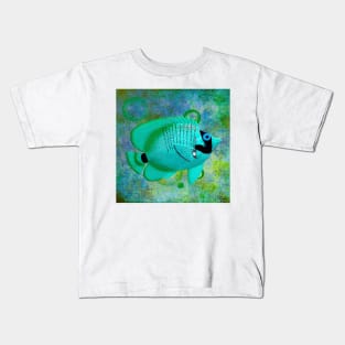 ANGEL FISH BLUE Kids T-Shirt